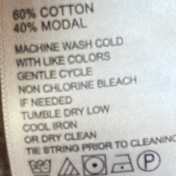 Tommy Bahama Tie Front or Back Cuffed Sleeves Black & White Size M‎ - Picture 9 of 9